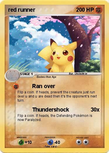 Pokemon red runner