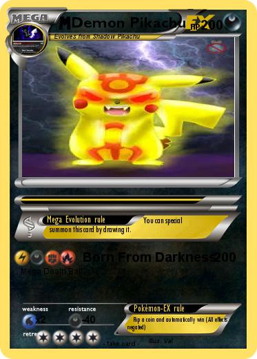 Pokemon Demon Pikachu