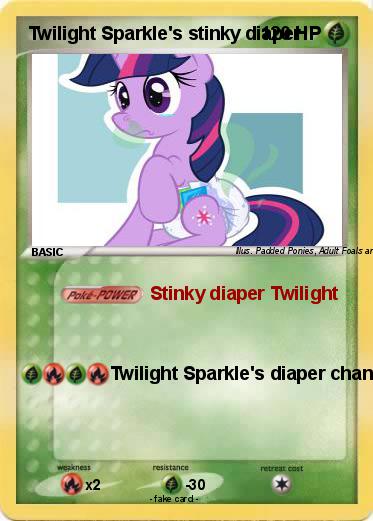 Pokemon Twilight Sparkle's stinky diaper