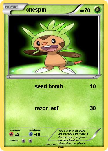 Pokemon chespin