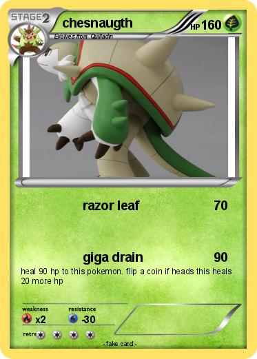 Pokemon chesnaugth