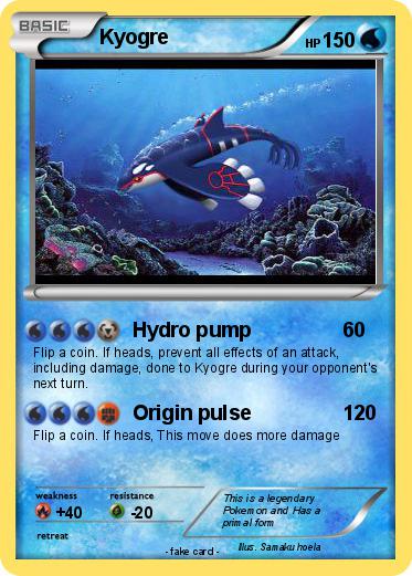 Pokemon Kyogre