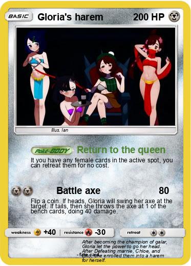 Pokemon Gloria's harem