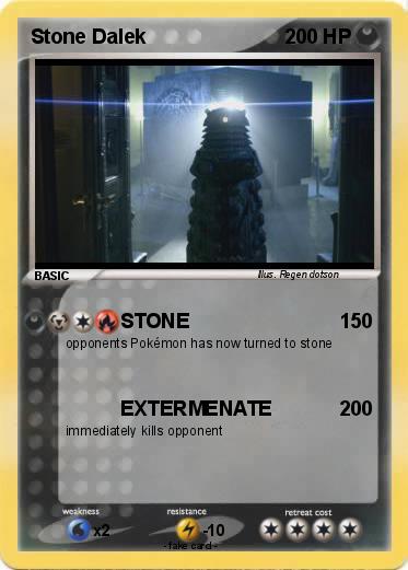 Pokemon Stone Dalek