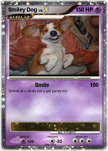 Pokemon Smiley Dog