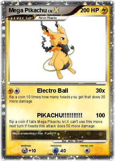 Pokemon Mega Pikachu