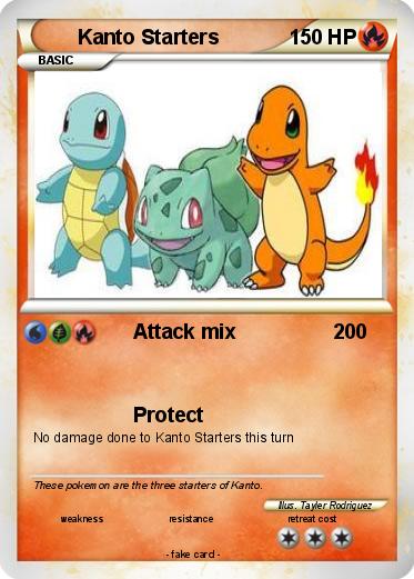 Pokemon Kanto Starters
