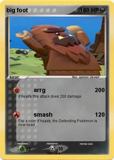 Pokemon big foot