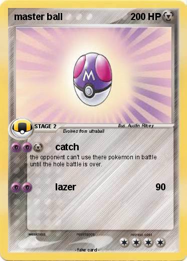 Pokemon master ball