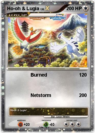 Pokemon Ho-oh & Lugia