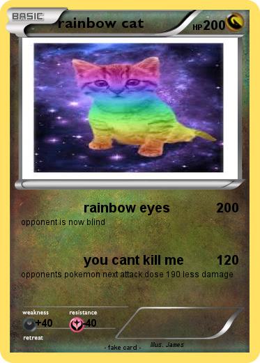 Pokemon rainbow cat