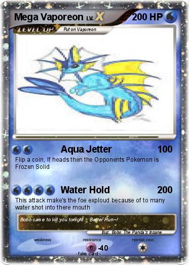 Pokemon Mega Vaporeon
