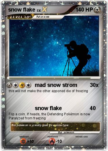 Pokemon snow flake