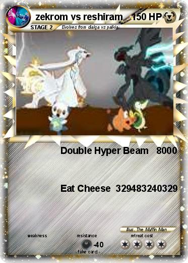 Pokemon zekrom vs reshiram