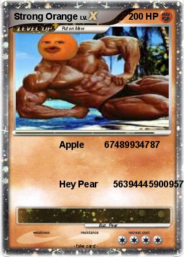 Pokemon Strong Orange