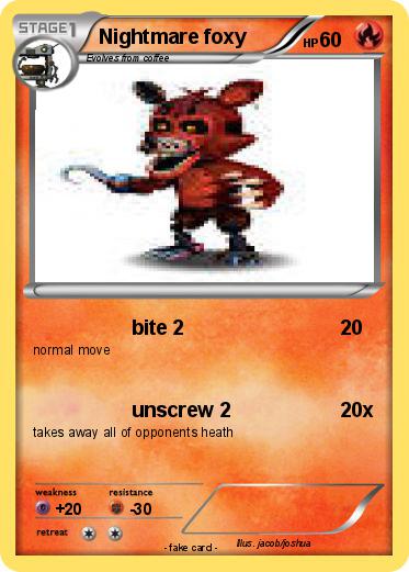 Pokemon Nightmare foxy