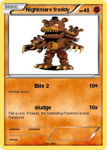 Pokemon Nightmare freddy