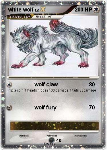 Pokemon white wolf