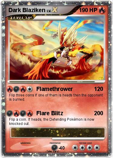 Pokemon Dark Blaziken