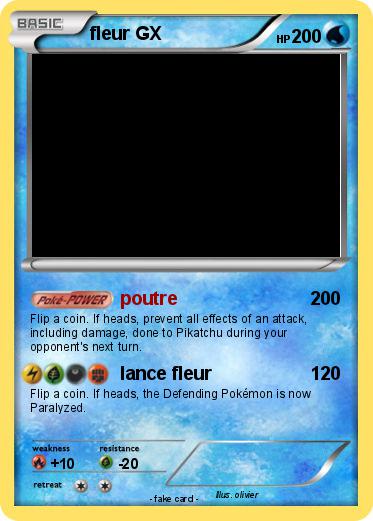 Pokemon fleur GX