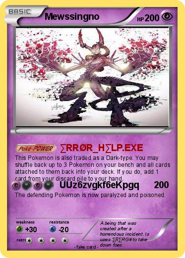 Pokemon Mewssingno