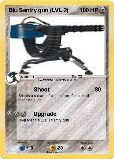 Pokemon Blu Sentry gun (LVL 2)