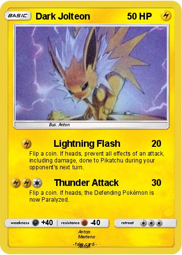 Pokemon Dark Jolteon
