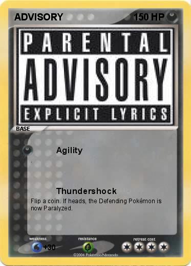 Pokemon ADVISORY