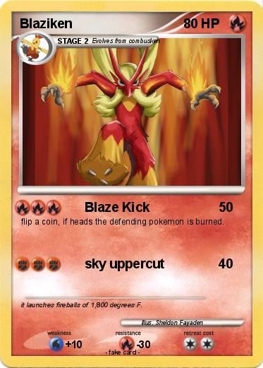 Pokemon Blaziken