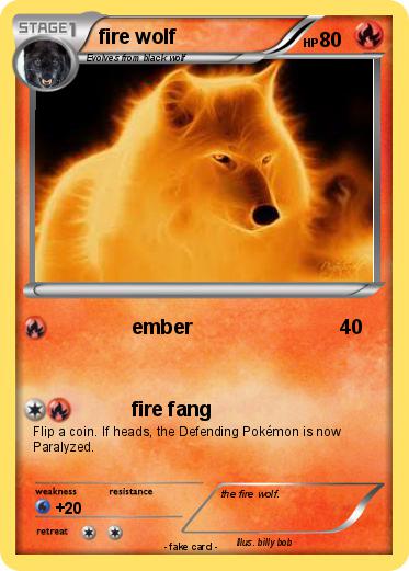 Pokemon fire wolf
