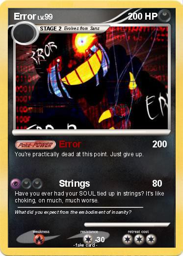 Pokemon Error