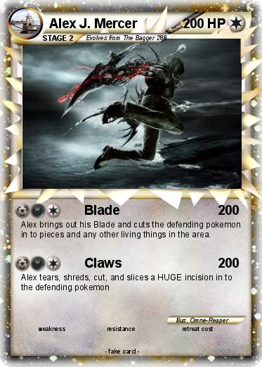 Pokemon Alex J. Mercer