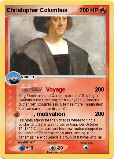 Pokemon Christopher Columbus