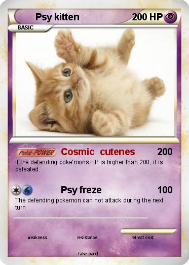 Pokemon Psy kitten