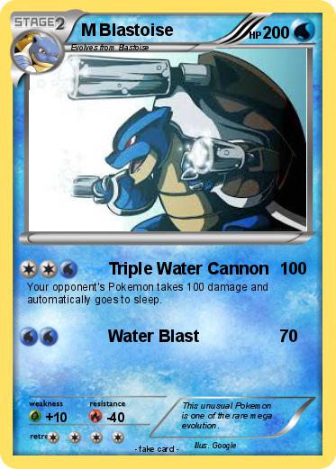 Pokemon M Blastoise