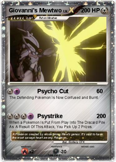 Pokemon Giovanni's Mewtwo