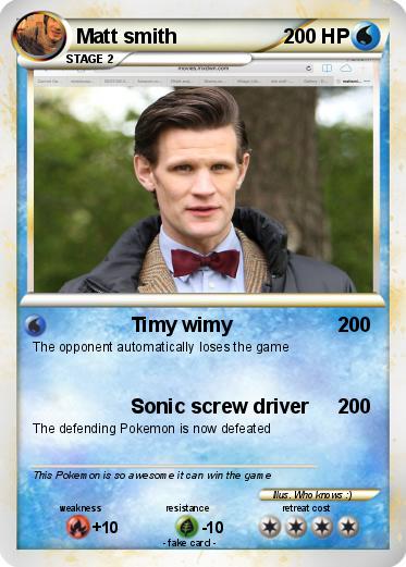 Pokemon Matt smith