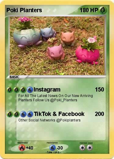 Pokemon Poki Planters
