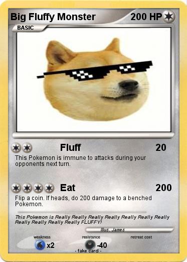 Pokemon Big Fluffy Monster