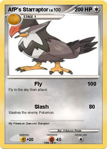 Pokemon AfP's Starraptor