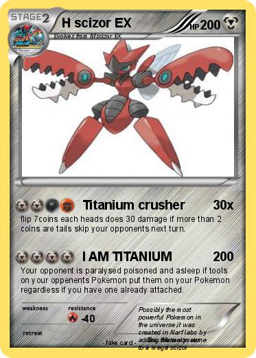 Pokemon H scizor EX