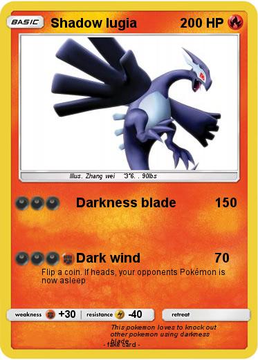 Pokemon Shadow lugia