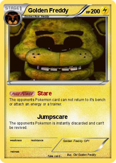 Pokemon Golden Freddy