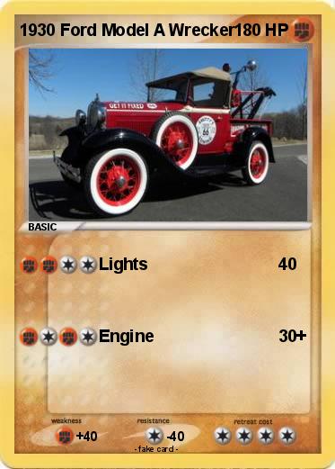 Pokemon 1930 Ford Model A Wrecker