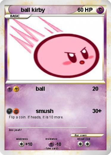 Pokemon ball kirby