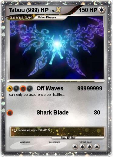 Pokemon Tabuu (999) HP