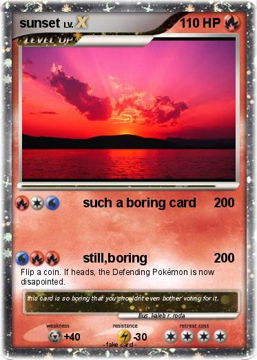 Pokemon sunset