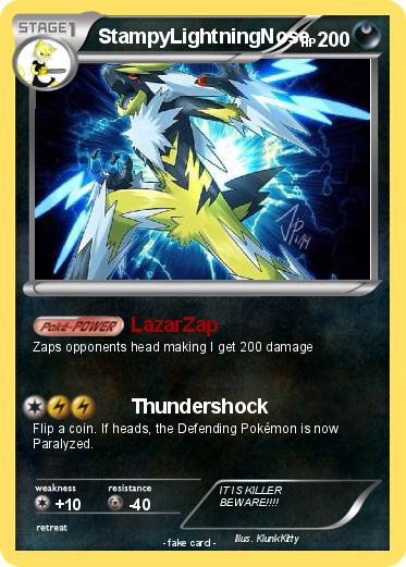 Pokemon StampyLightningNose