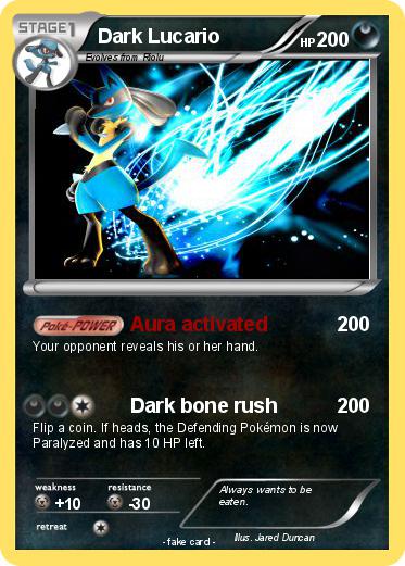 Pokemon Dark Lucario