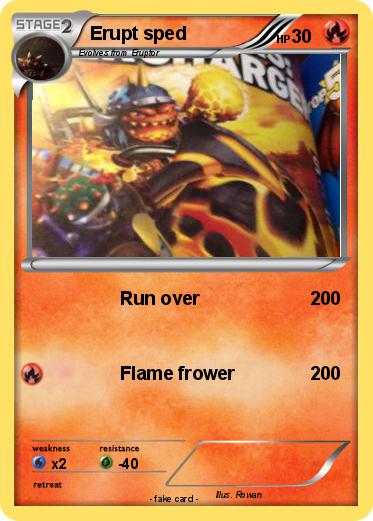 Pokemon Erupt sped